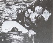 Edvard Munch Death oil painting